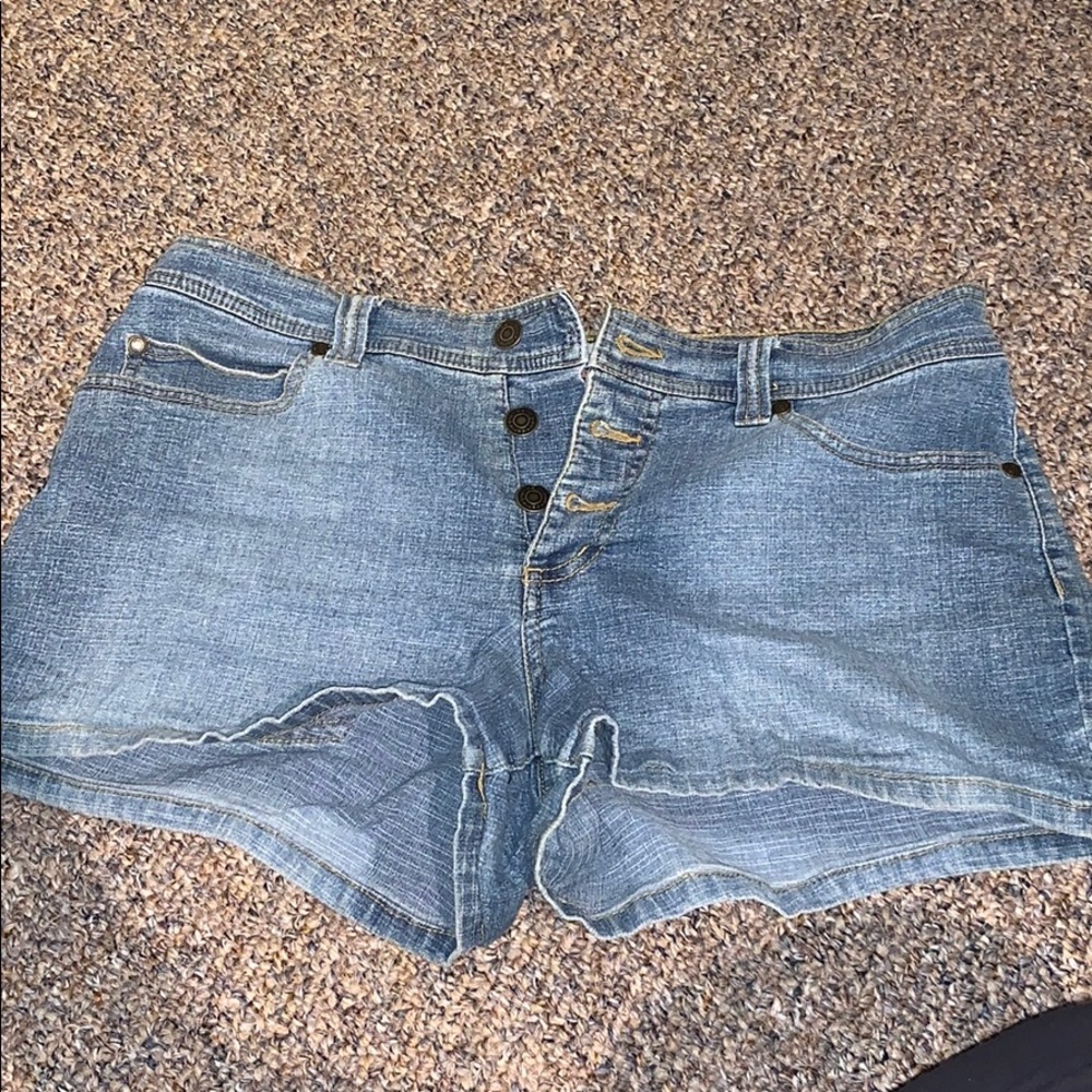 Denim shorts